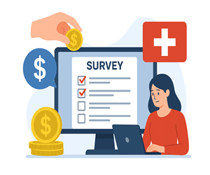 So funktioniert's – Ablauf: Anmeldung, Umfrage, Vergütung (bezahlte Umfragen Schweiz)