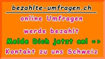 Kontaktformular Bezahlte-Umfragen.ch &ndash; Schweiz