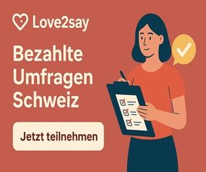 Love2say bezahlte Umfragen Schweiz